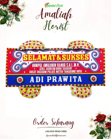 Papan Bunga Ucapan Selamat Jurangombo Utara